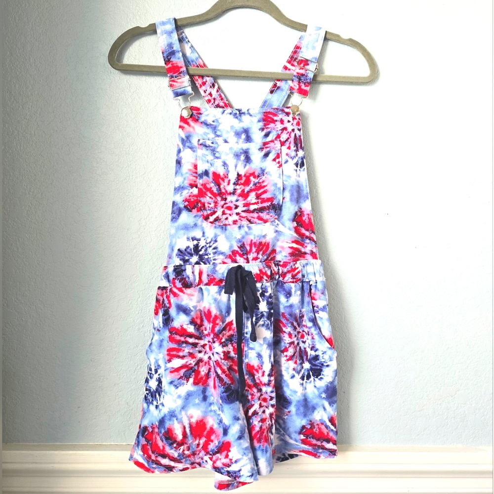 Tie Dye overalls  | junior size 1 or XS